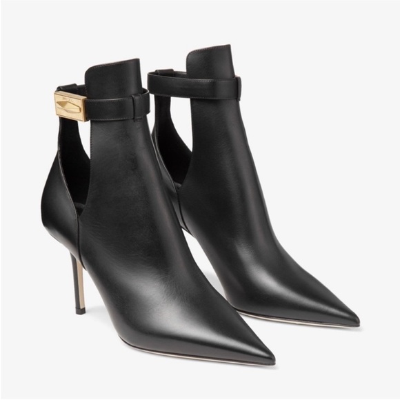 New Jimmy CHOO Nell Ankle Boot 85 Black Calf
Leather Ankle Boots $1,395 41 - Picture 4 of 16